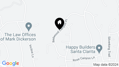 Map of 28544 Redwood Canyon Place, Saugus CA, 91390