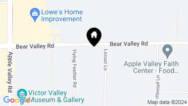 Map of 19575 Bear Valley Road, Apple Valley CA, 92307