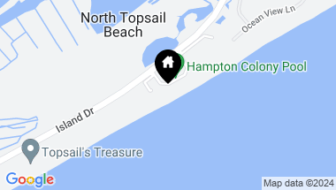 Map of 422 Hampton Colony Circle, North Topsail Beach NC, 28460