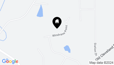 Map of 6629 Windvane Point, Clermont GA, 30527
