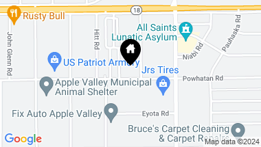 Map of 0 Tonikan Road, Apple Valley CA, 92308