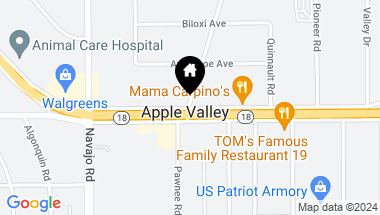 Map of 22838 Bear Valley Road 60, Apple Valley CA, 92308