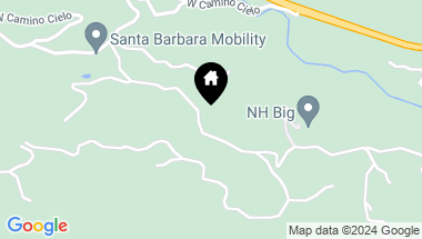 Map of 5635 W Camino Cielo, SANTA BARBARA CA, 93105
