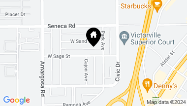 Map of 0 W Sage Street, Victorville CA, 92392