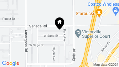 Map of 15500 W Sand Street, Victorville CA, 92392