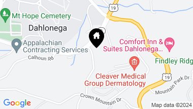 Map of 0 Alicia Lane, Dahlonega GA, 30533