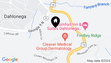 Map of 0 Crown Mountain Place, Dahlonega GA, 30533