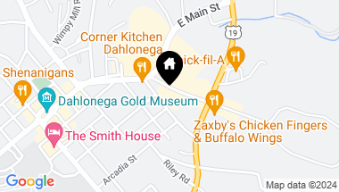 Map of 70 Memorial Drive, Dahlonega GA, 30533