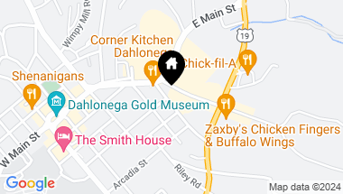Map of 70 Memorial Drive, Dahlonega GA, 30533