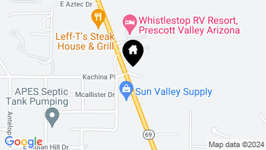 Map of 215 S State Route 69, Prescott Valley AZ, 86314
