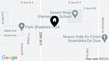 Map of 0 Vac/26th Ste/Vic Avenue R6, Palmdale CA, 93550
