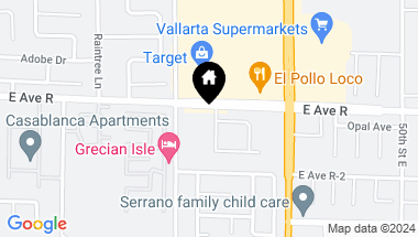 Map of 37949 Stardust Place, Palmdale CA, 93552