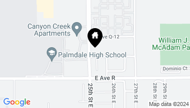 Map of 2511 E Avenue Q14, Palmdale CA, 93550