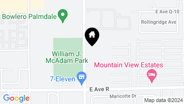 Map of E Vac/30th Ste Pav Vic Ave #R Street, Palmdale CA, 93550