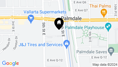 Map of Commercial Property For Sale In Palmdale, Palmdale CA, 93550