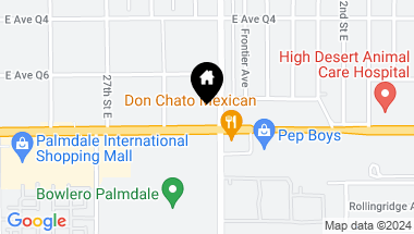 Map of E Palmdale Boulevard, Palmdale CA, 93550