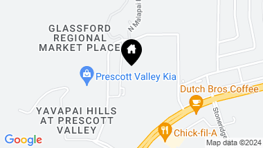 Map of 2601 Crownpointe Drive, Prescott Valley AZ, 86314