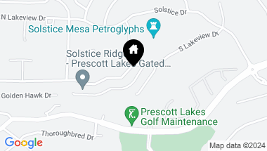 Map of 1153 S Lakeview Drive, Prescott AZ, 86301