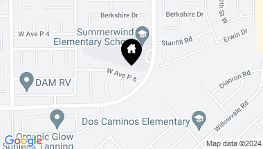 Map of 1535 Avenue P6, Palmdale CA, 93551