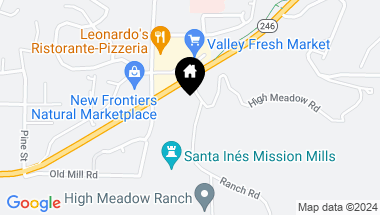 Map of 595 Ranch Road, SOLVANG CA, 93463