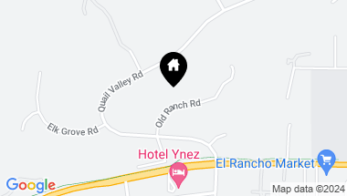 Map of 945 Old Ranch Rd, SOLVANG CA, 93463