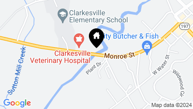 Map of 0 Monroe St Streets, Clarkesville GA, 30523