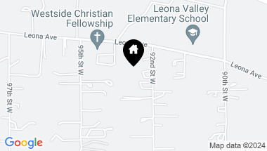 Map of 40215 92nd Street W, Leona Valley CA, 93551