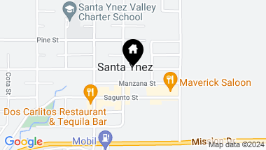 Map of 3620 Tivola Street, SANTA YNEZ CA, 93460