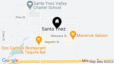 Map of 3620 Tivola Street, Santa Ynez CA, 93460