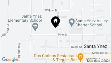 Map of 3383 Pine Street, SANTA YNEZ CA, 93460