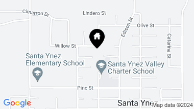 Map of 3475 Cerrito Street, SANTA YNEZ CA, 93460