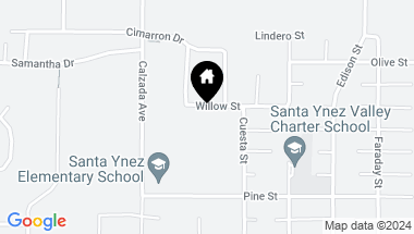 Map of 3364 Willow Street, SANTA YNEZ CA, 93460