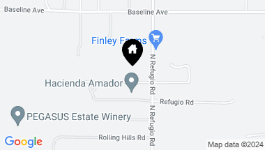 Map of 1727 N Refugio Road, Santa Ynez CA, 93460