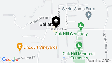 Map of 2436 Baseline Avenue, SOLVANG CA, 93463