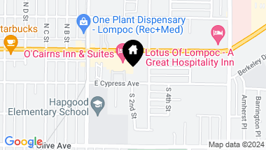 Map of 1001 1021 E Cypress Avenue, Lompoc CA, 93436