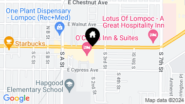 Map of 1000 E Ocean Avenue, Lompoc CA, 93436