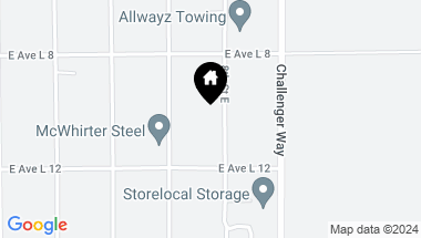 Map of 42257 8th Street E, Lancaster CA, 93535