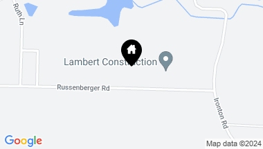 Map of 1100 Russenberger, Little Rock AR, 72206