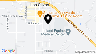 Map of 2835 Alta Street, Los Olivos CA, 93441