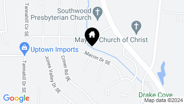 Map of 5810 Macon Drive SE, Huntsville AL, 35802