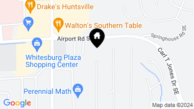 Map of 5701 Tannahill Circle SE, Huntsville AL, 35802
