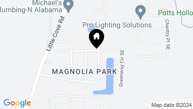 Map of 2964 Magnolia Park Drive, Owens Cross Roads AL, 35763