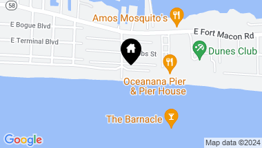Map of 304 Glenn Street, Atlantic Beach NC, 28512