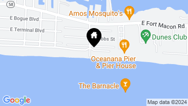 Map of 302 Glenn Street, Atlantic Beach NC, 28512