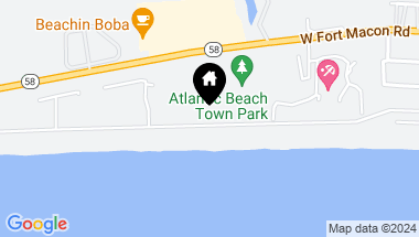 Map of 504 Ocean Ridge Drive, Atlantic Beach NC, 28512