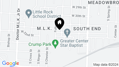 Map of 3200 S IZARD Street, Little Rock AR, 72206