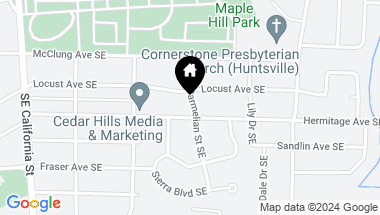 Map of 905 Carmelian Street, Huntsville AL, 35801