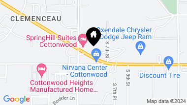 Map of 634 E STATE ROUTE 89A --, Cottonwood AZ, 86326