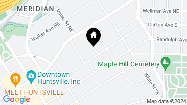 Map of 513 Clinton Avenue, Huntsville AL, 35801