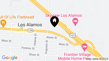 Map of 645 Bell Street, Los Alamos CA, 93440